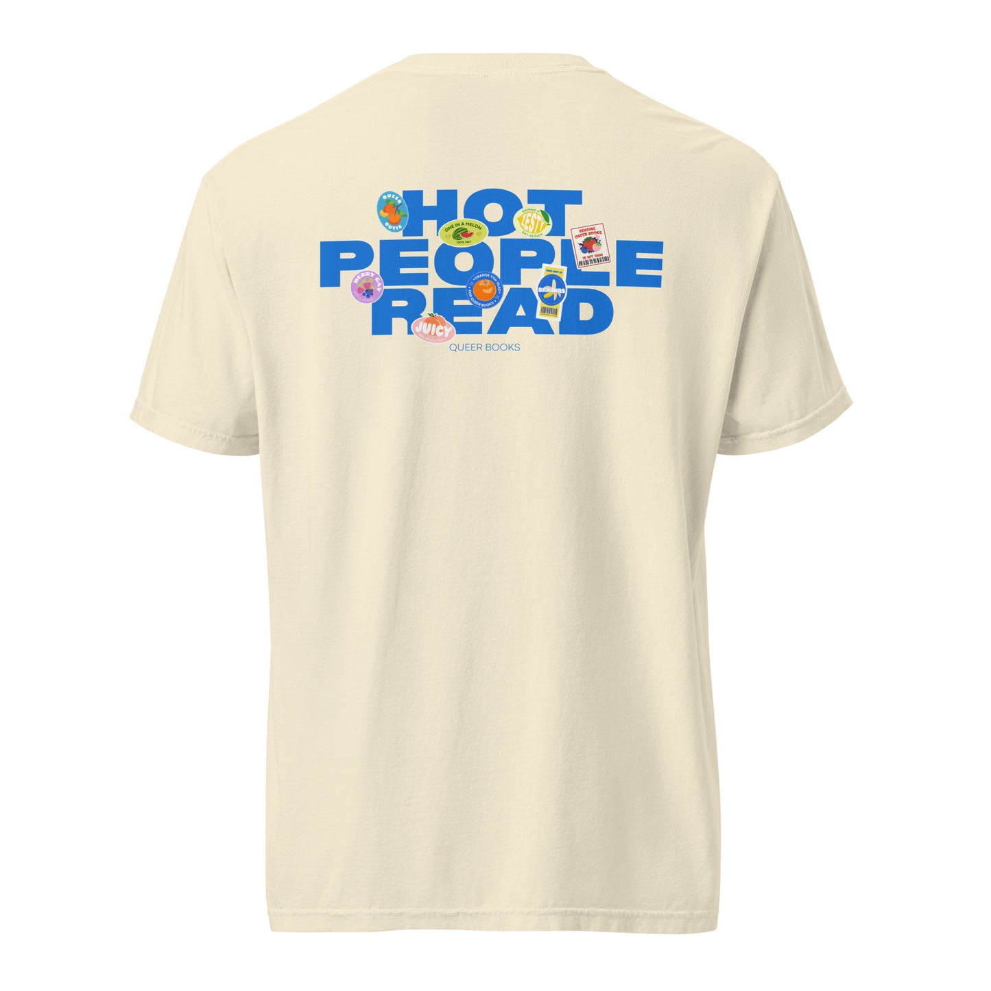 hot people read queer books t-shirt