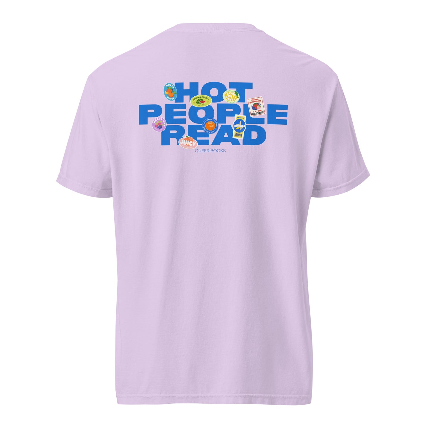 hot people read queer books t-shirt