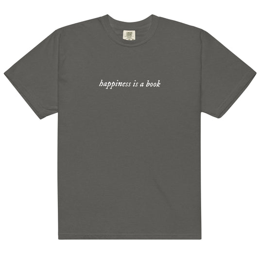 happiness is a book t-shirt