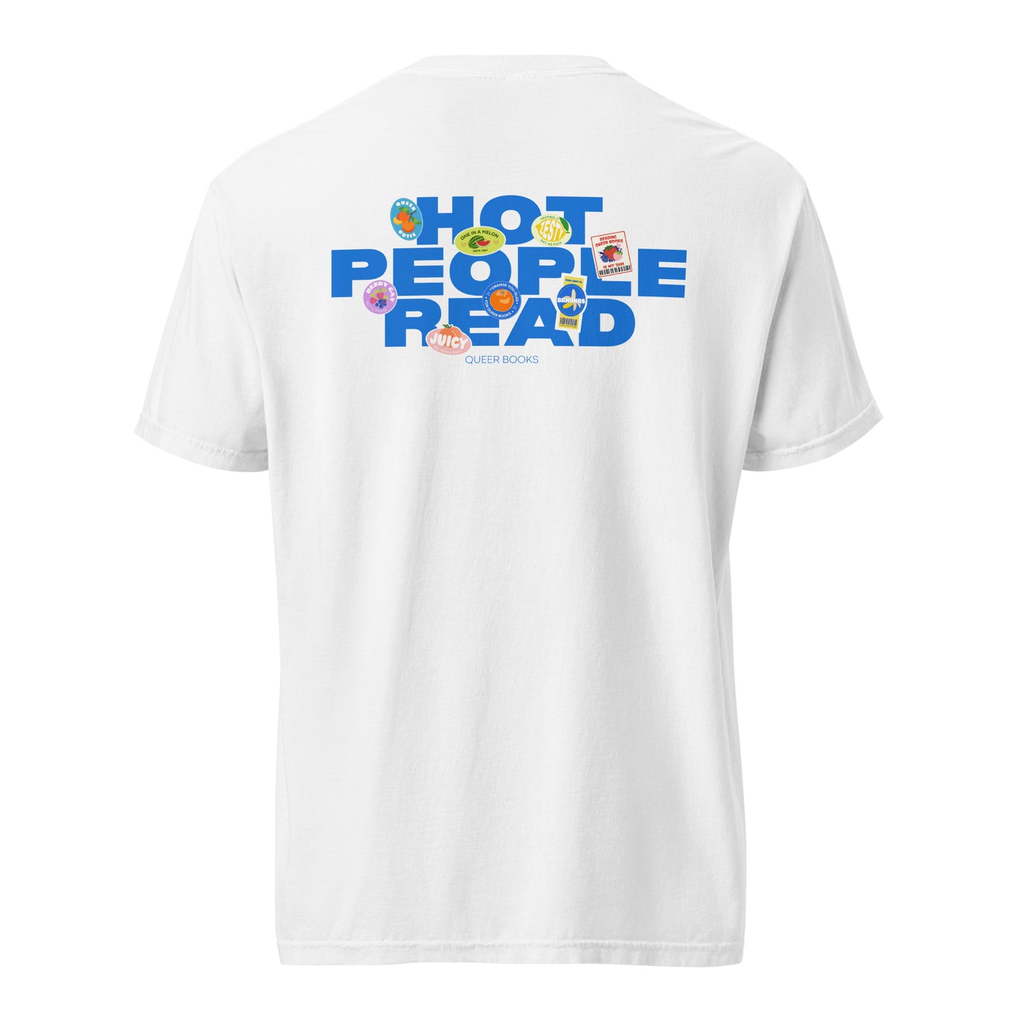 hot people read queer books t-shirt