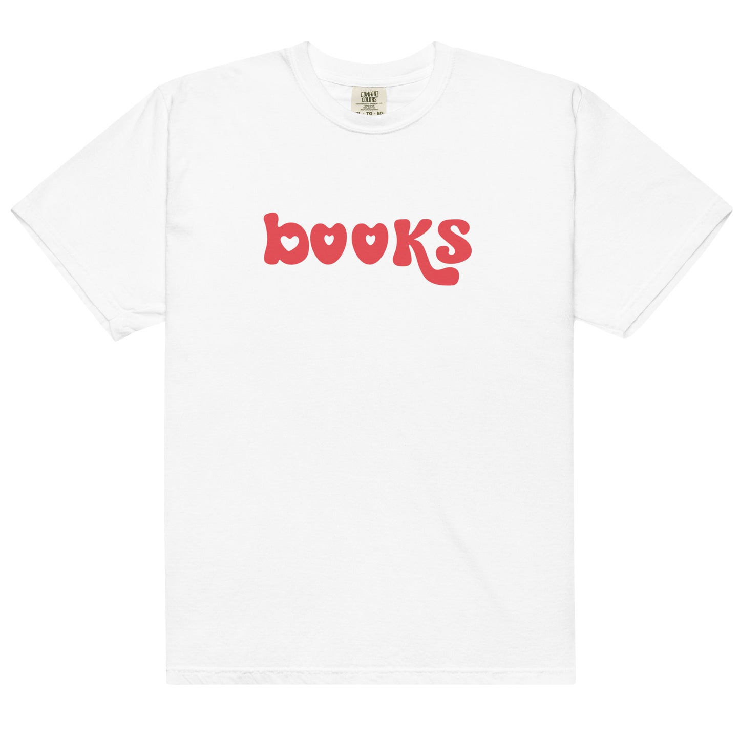 heart books t-shirt