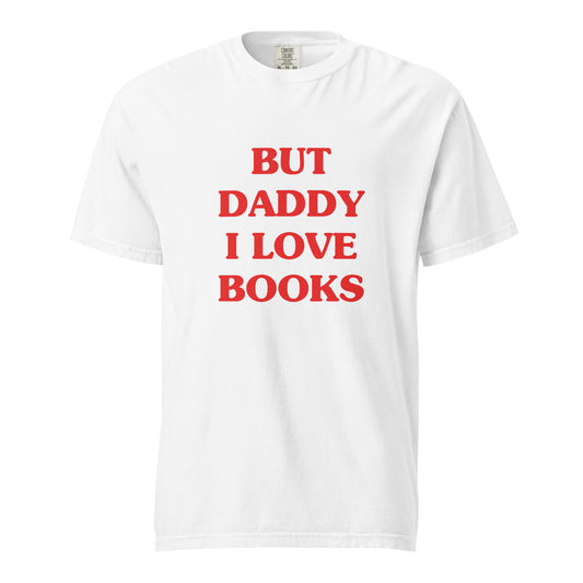 but daddy i love books t-shirt
