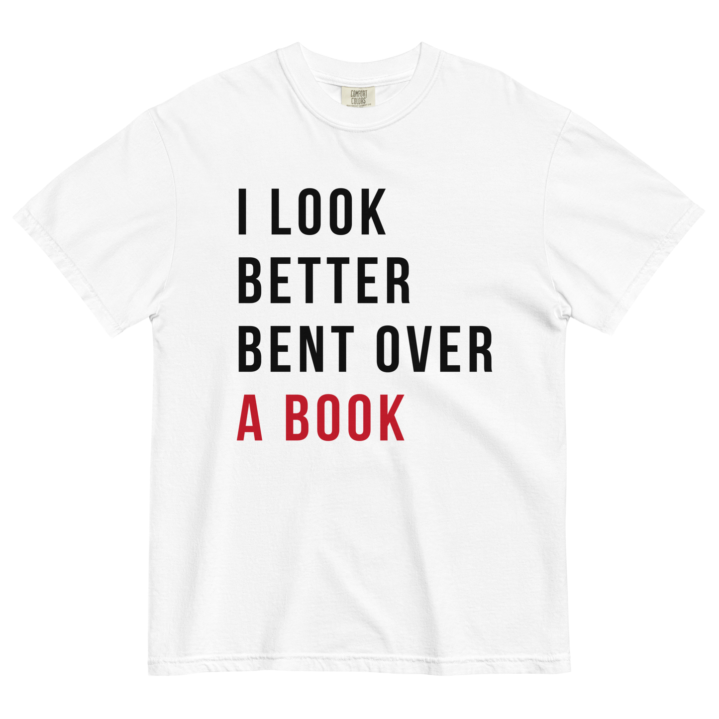 bent over a book (taylor's version) graphic tee