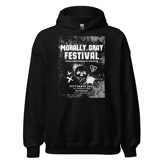 morally gray festival hoodie