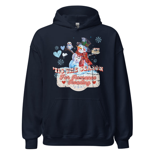 tis the season for romance reading hoodie