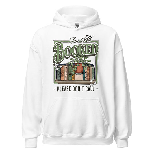 i'm all booked hoodie