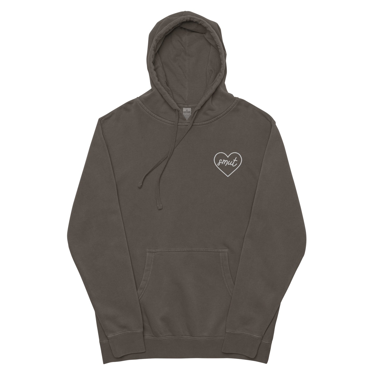 smut heart embroidered hoodie