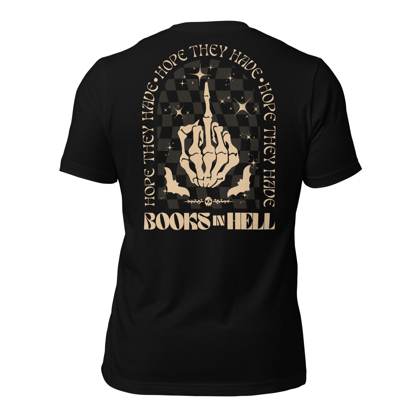 hope they have books in hell t-shirt
