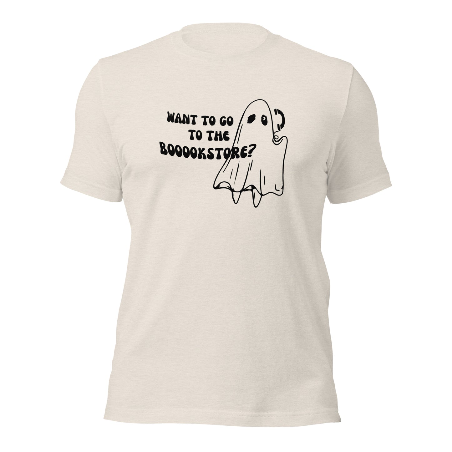 want to go to the booookstore? t-shirt (black)