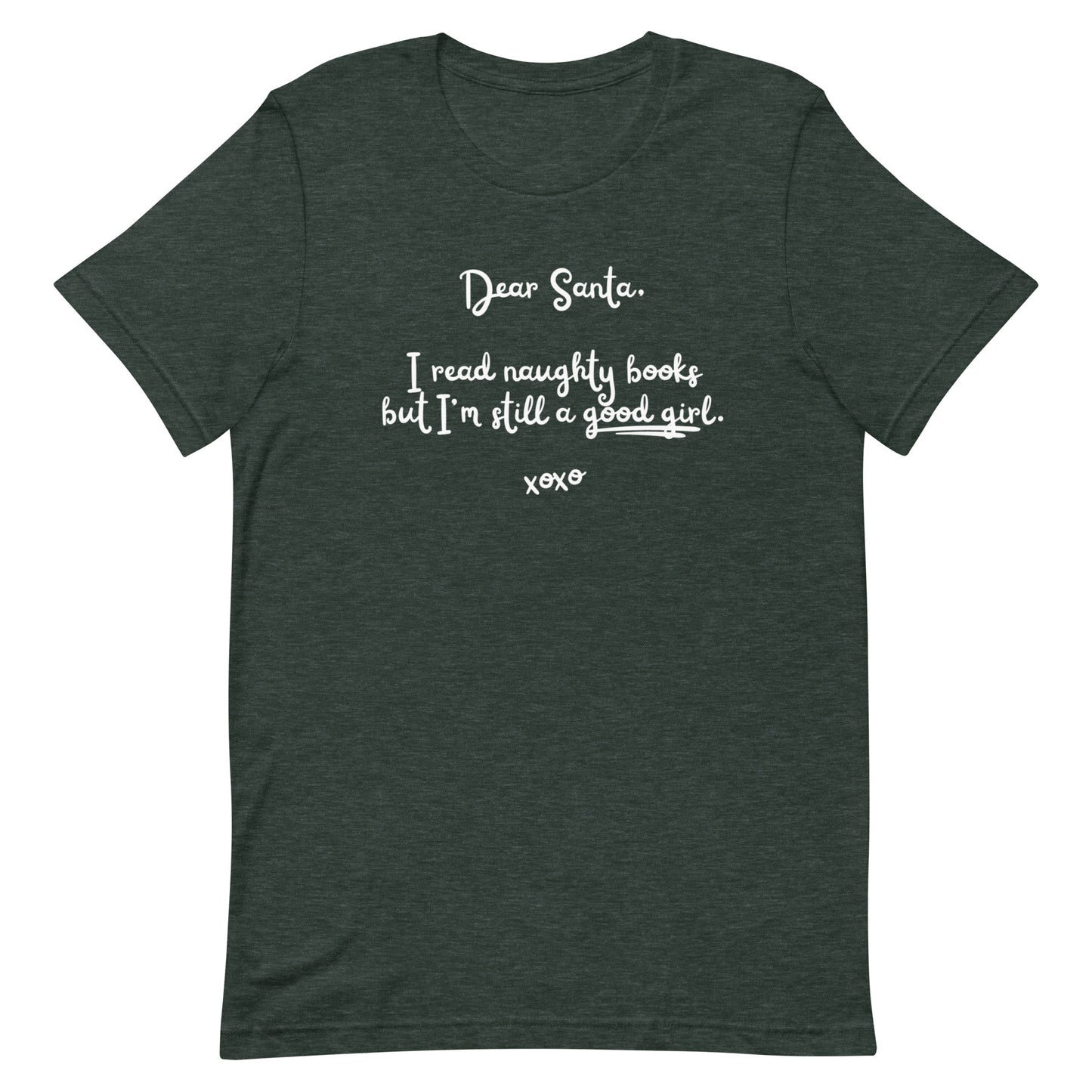 naughty books, good girl t-shirt