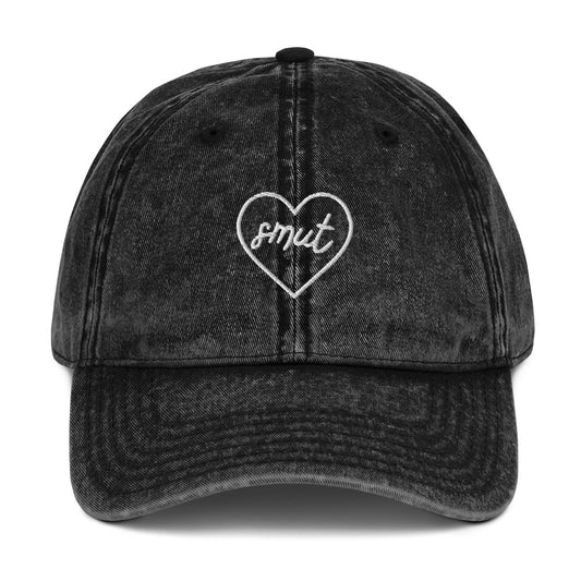 smut heart vintage baseball hat