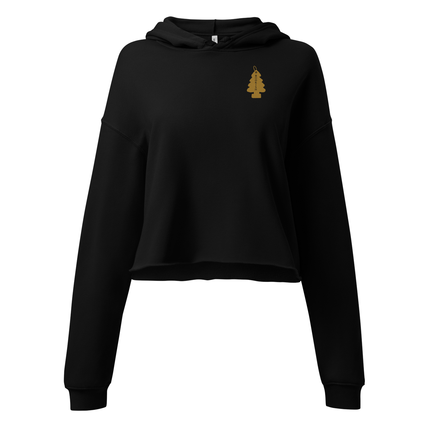 on my way to explore the bookstore crop hoodie