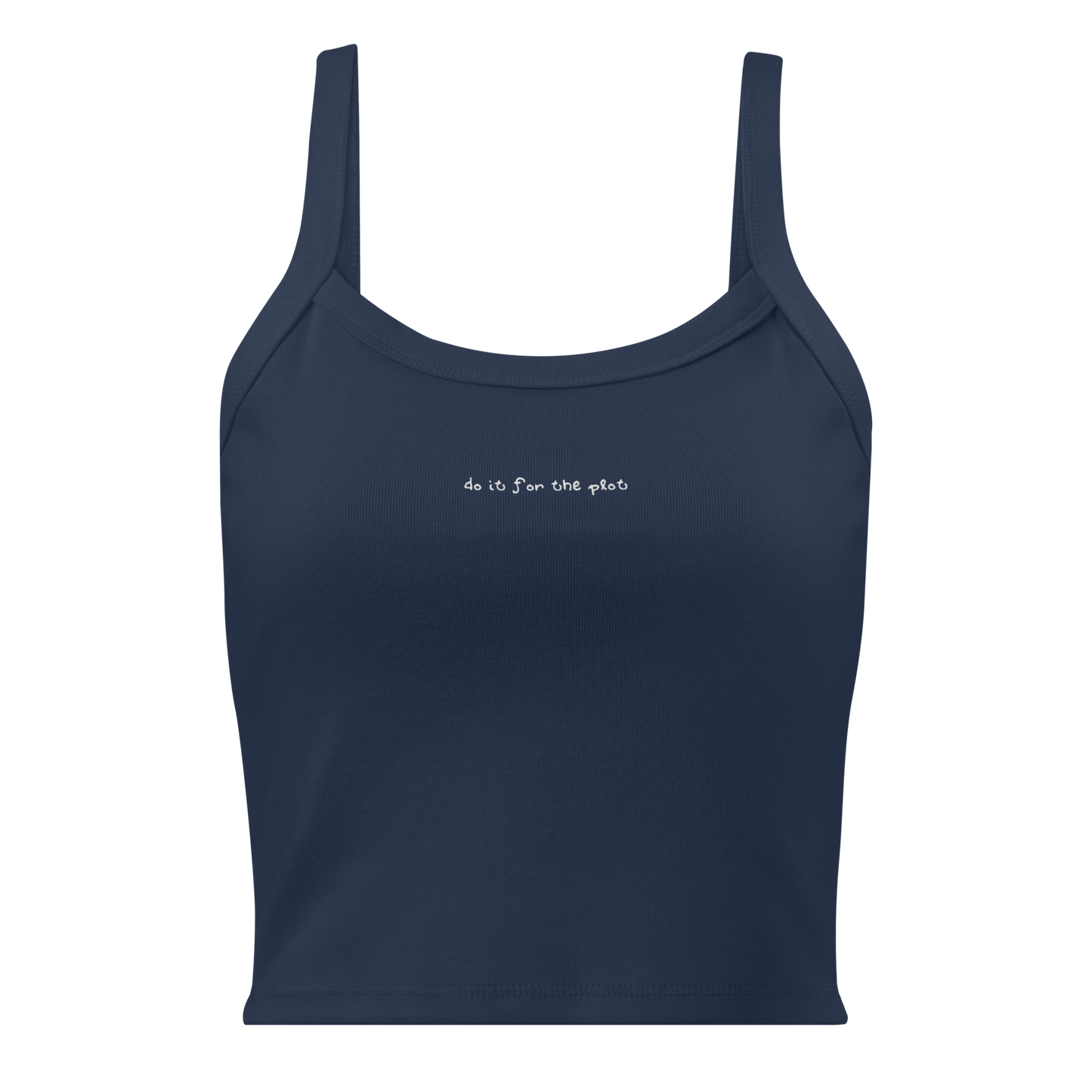 do it for the plot printed tank top