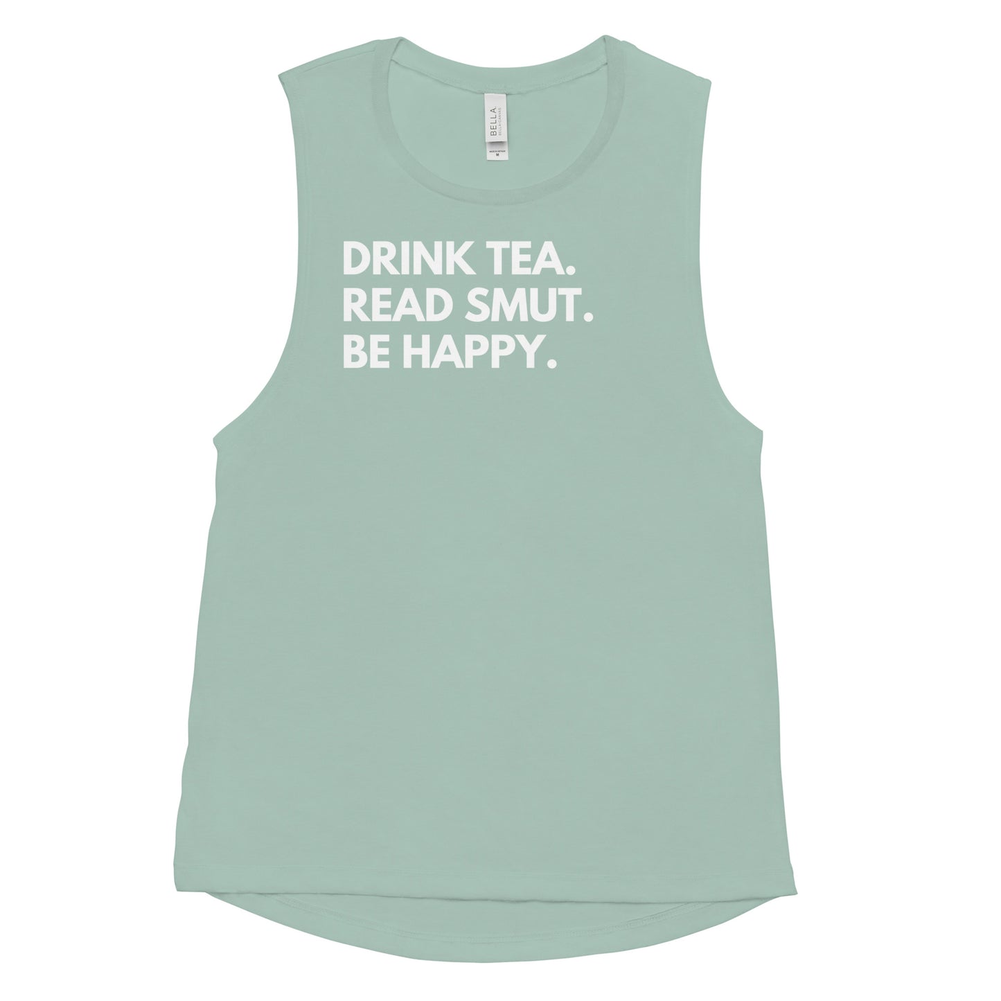 drink tea muscle tank
