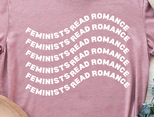 feminists read romance t-shirt
