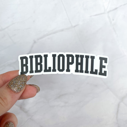 bibliophile sticker