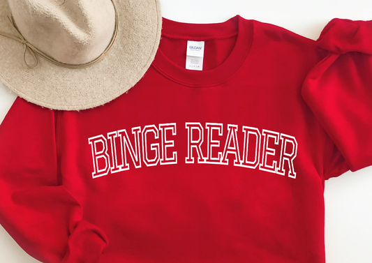 binge reader sweatshirt