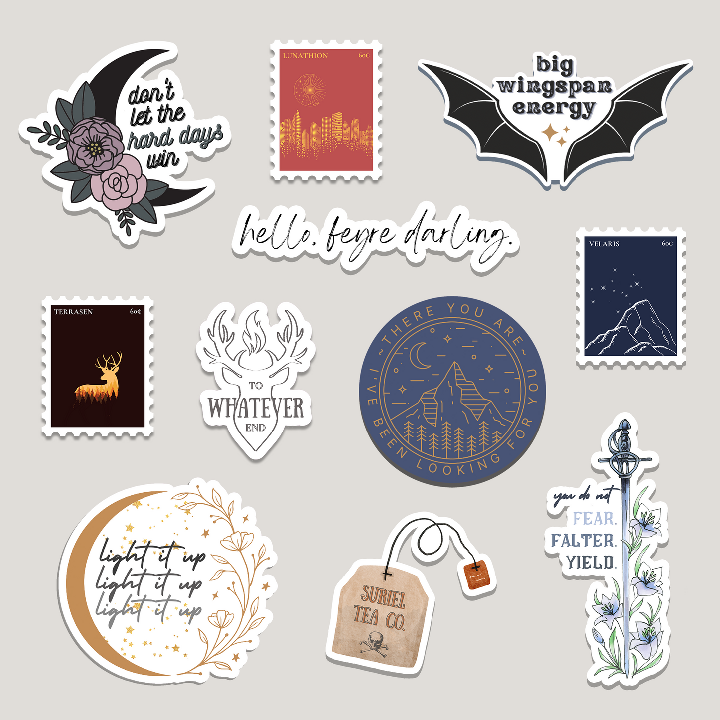 SJM collection sticker bundle