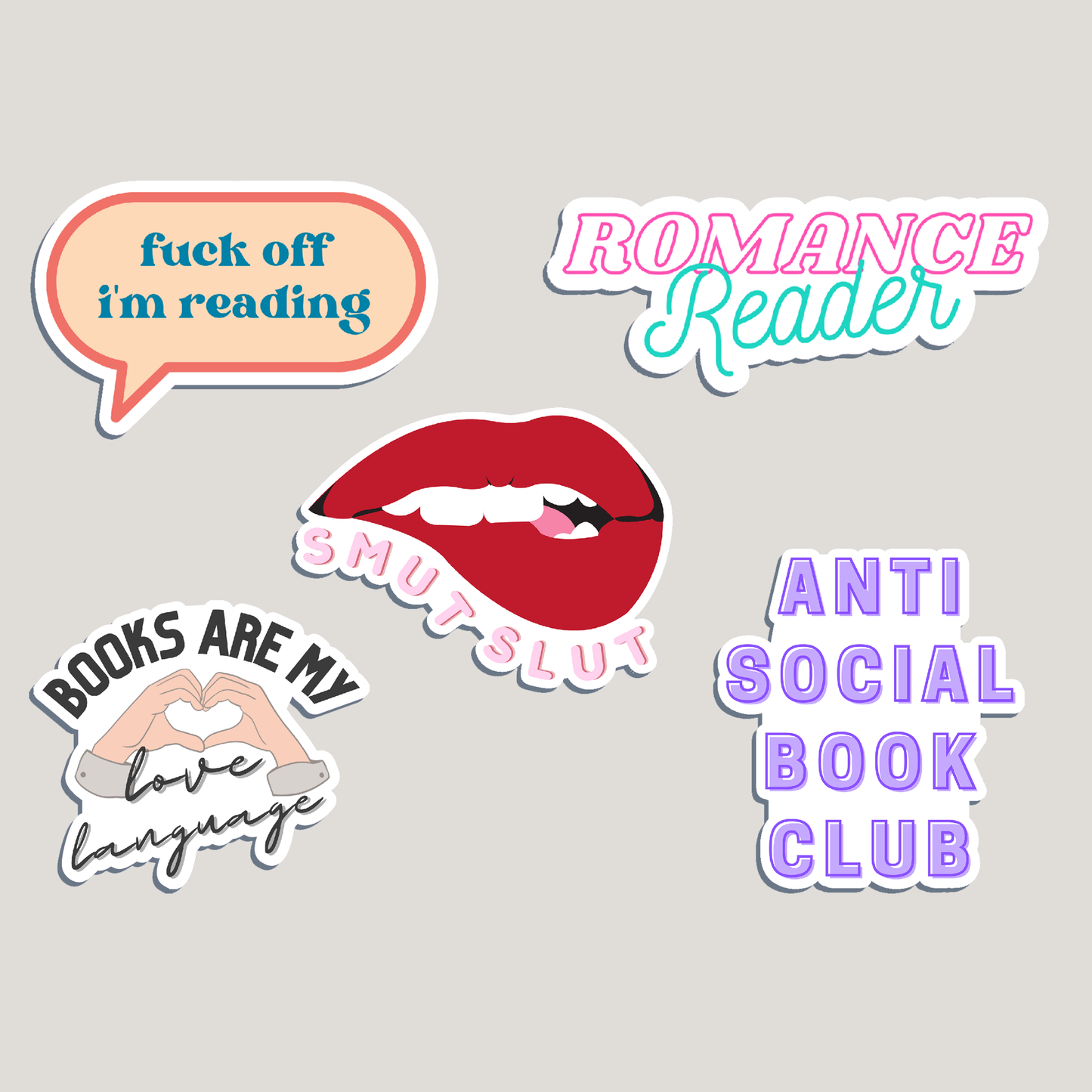 book club sticker bundle