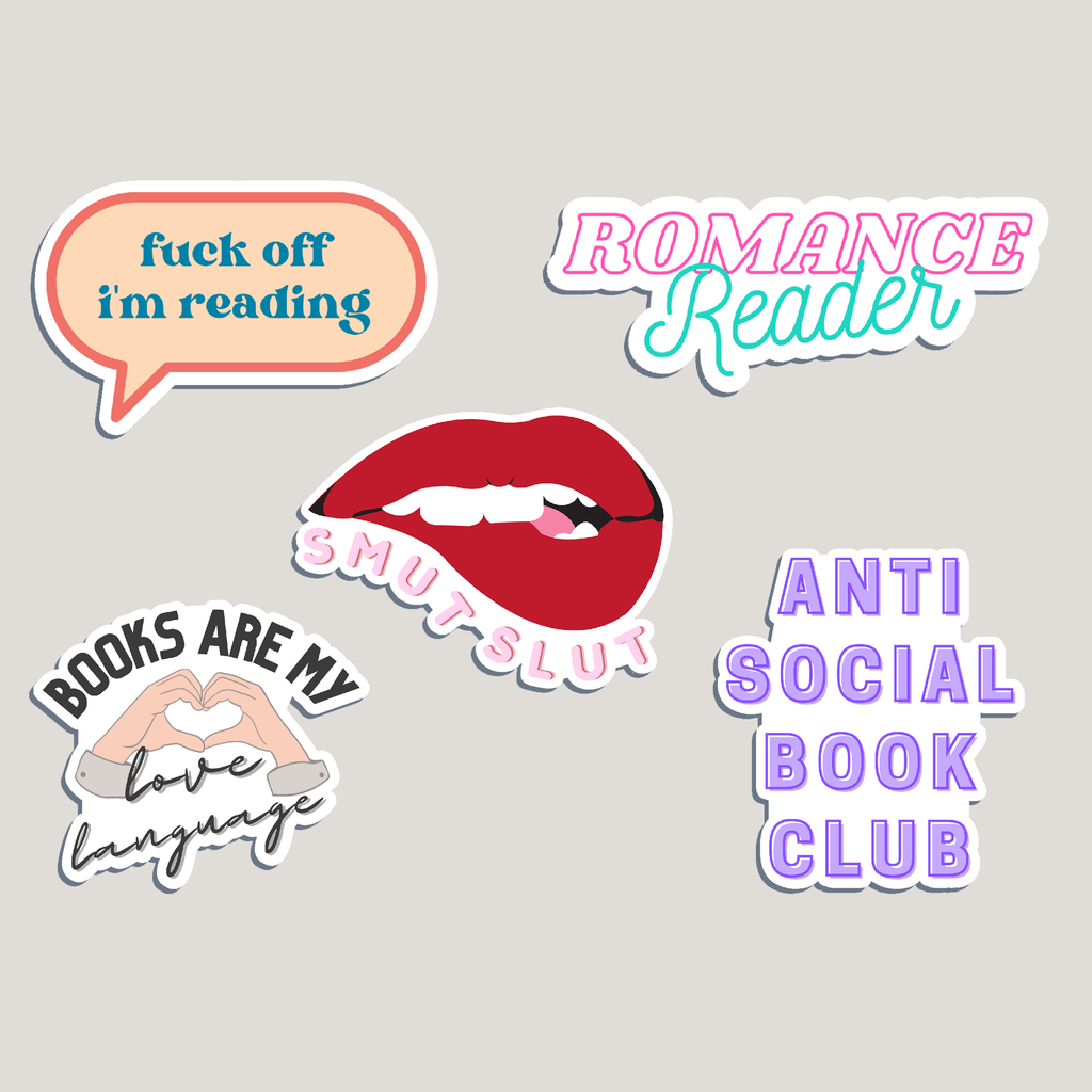 book club sticker pack special