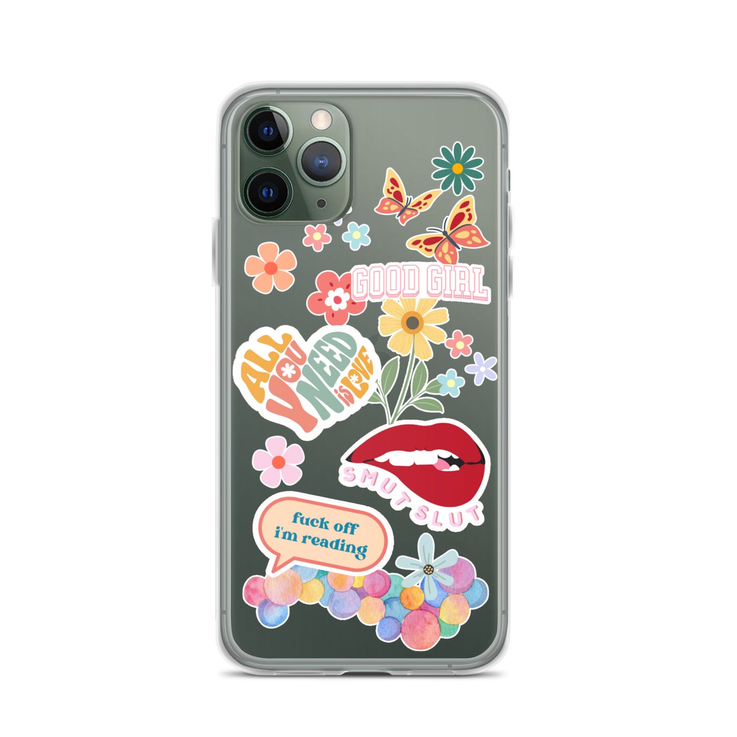 good girl clear phone case