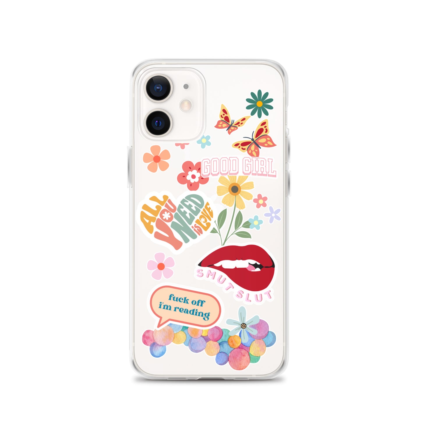 good girl clear phone case