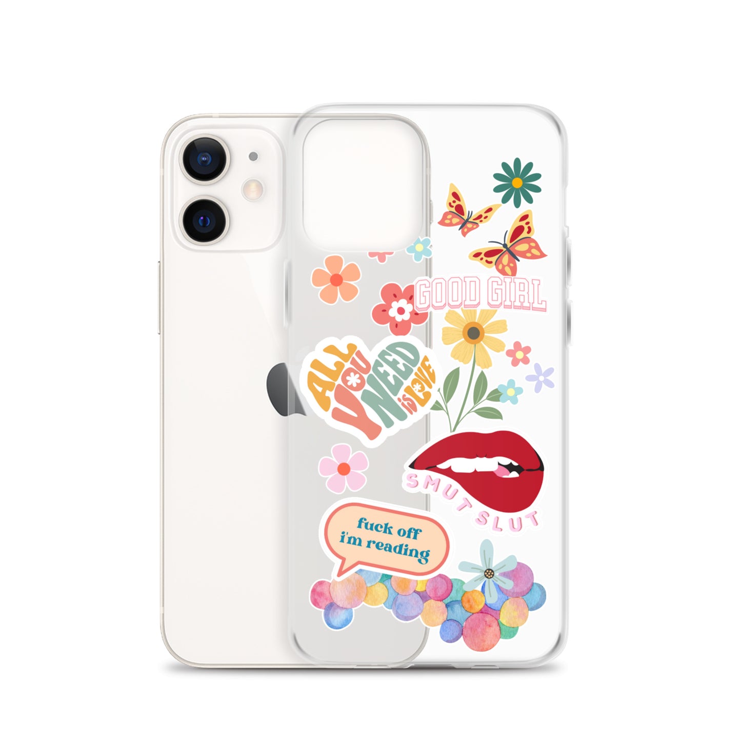 good girl clear phone case