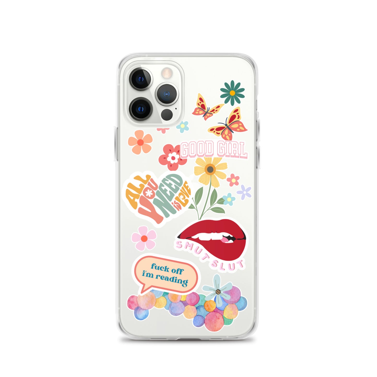 good girl clear phone case