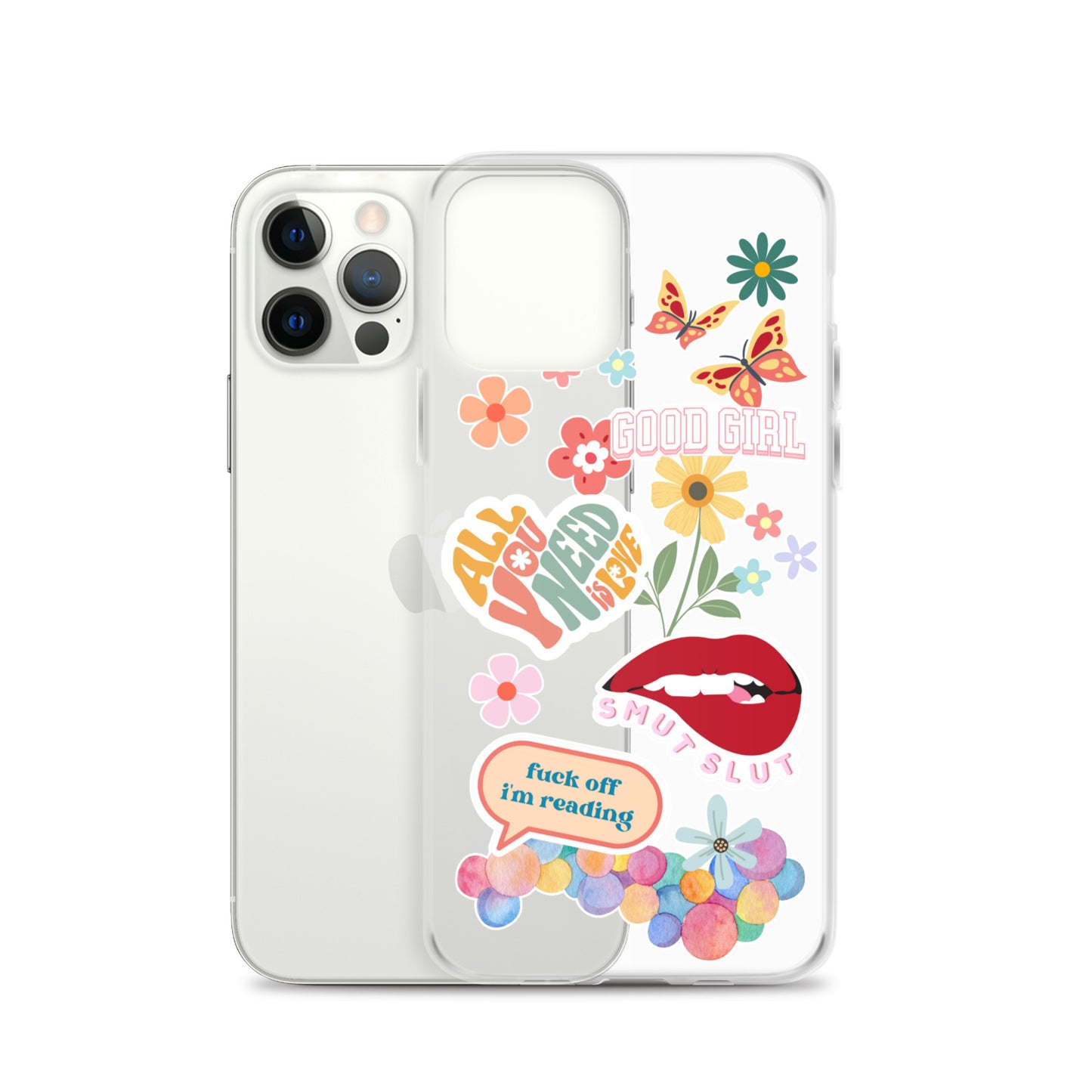 good girl clear phone case