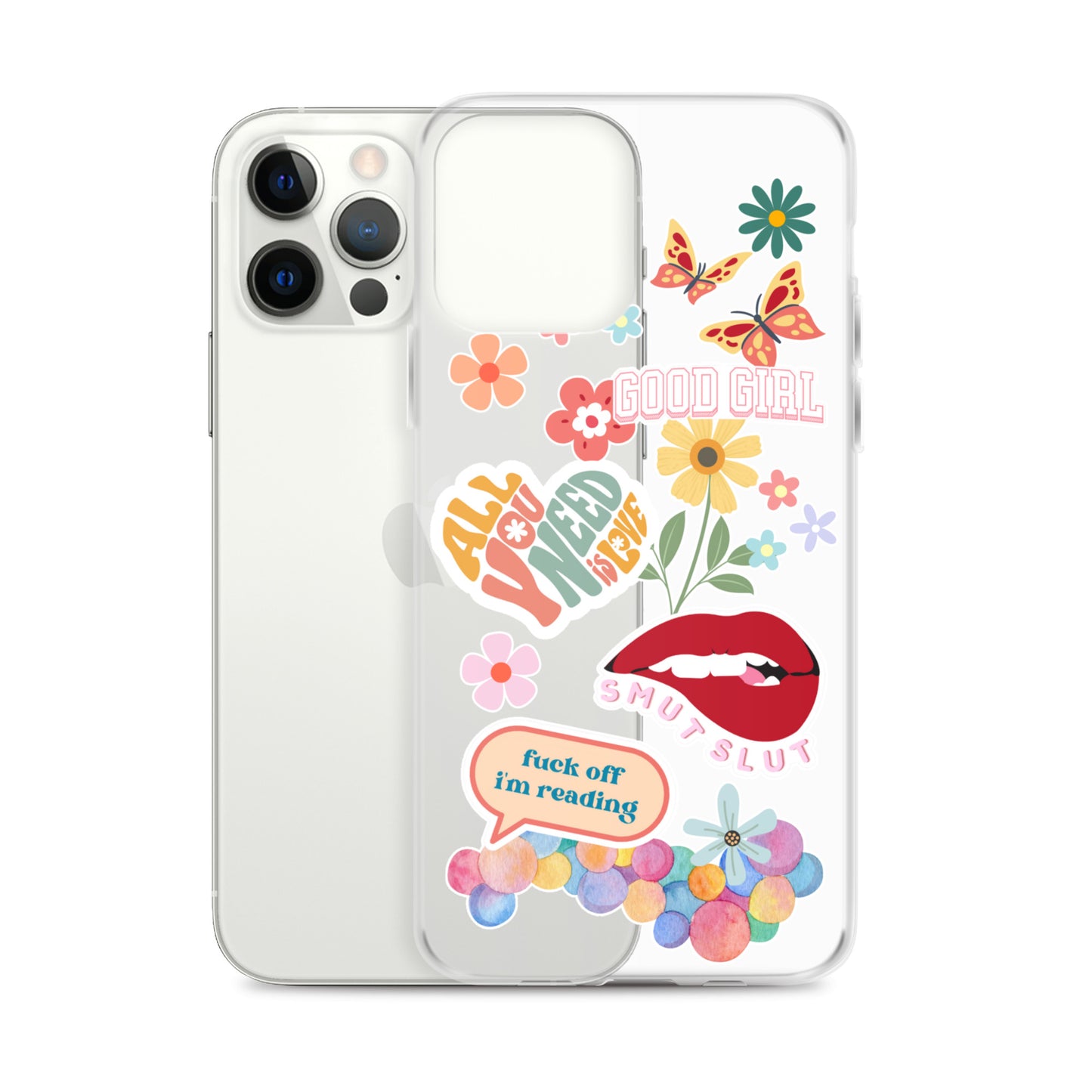 good girl clear phone case