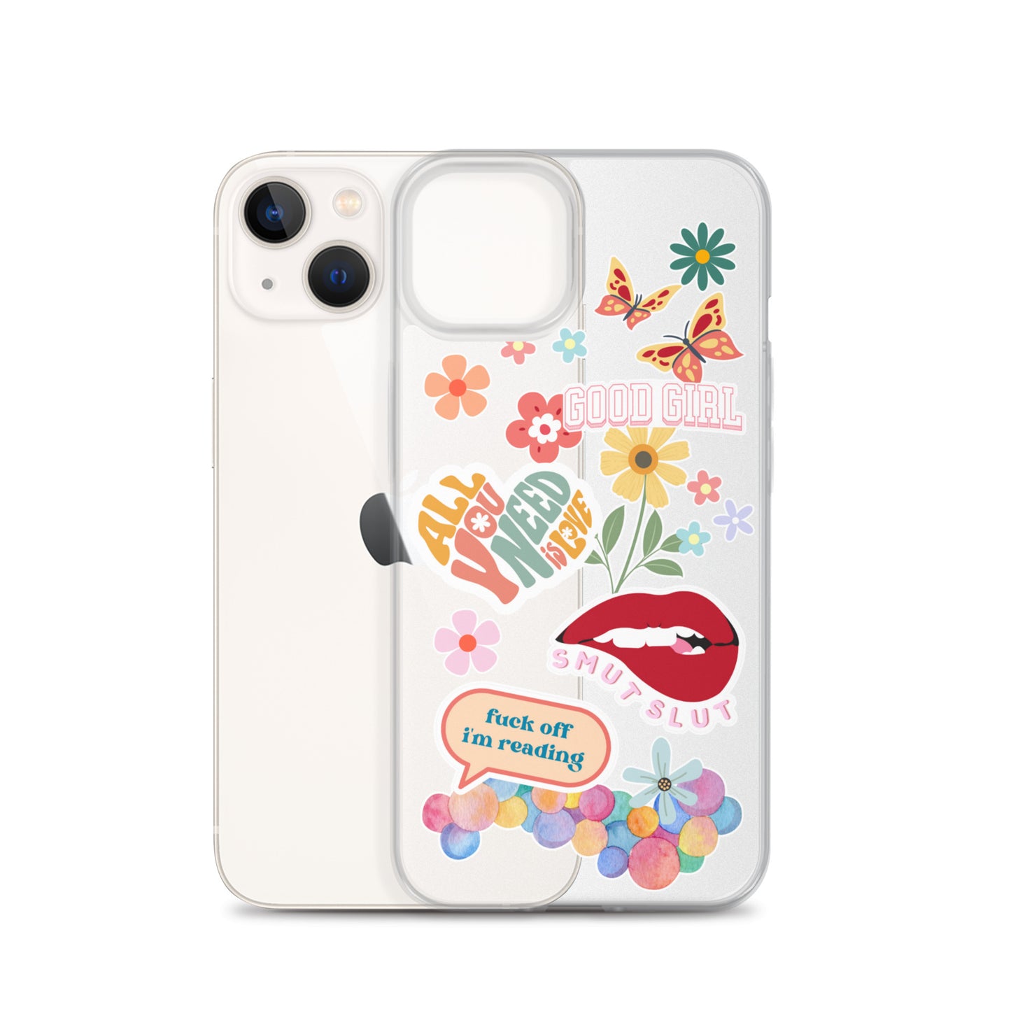 good girl clear phone case