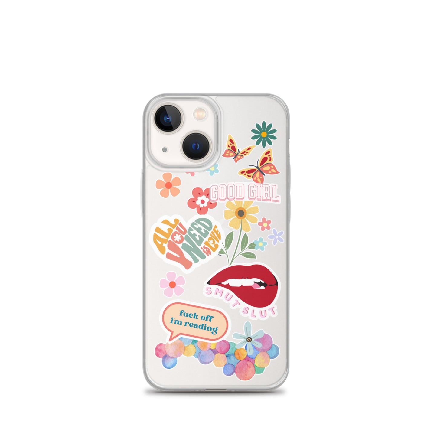 good girl clear phone case