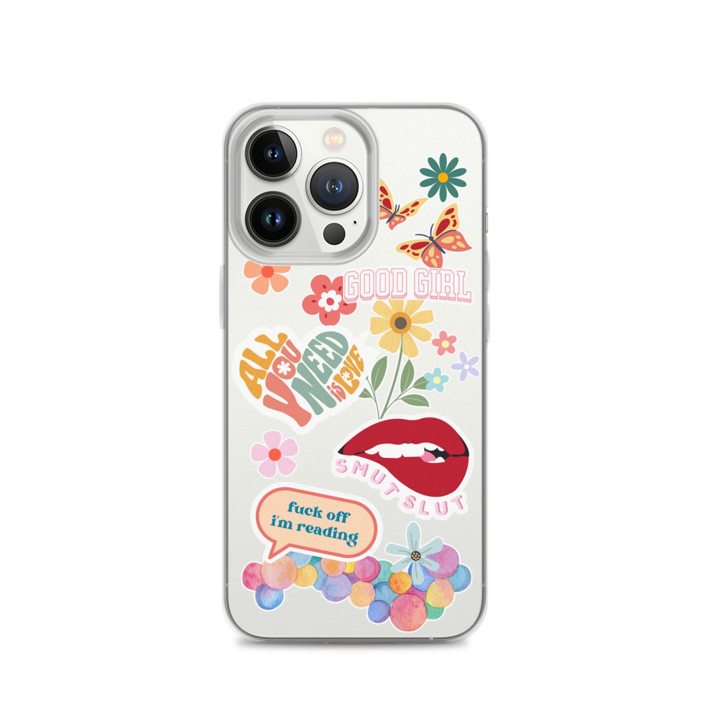 good girl clear phone case