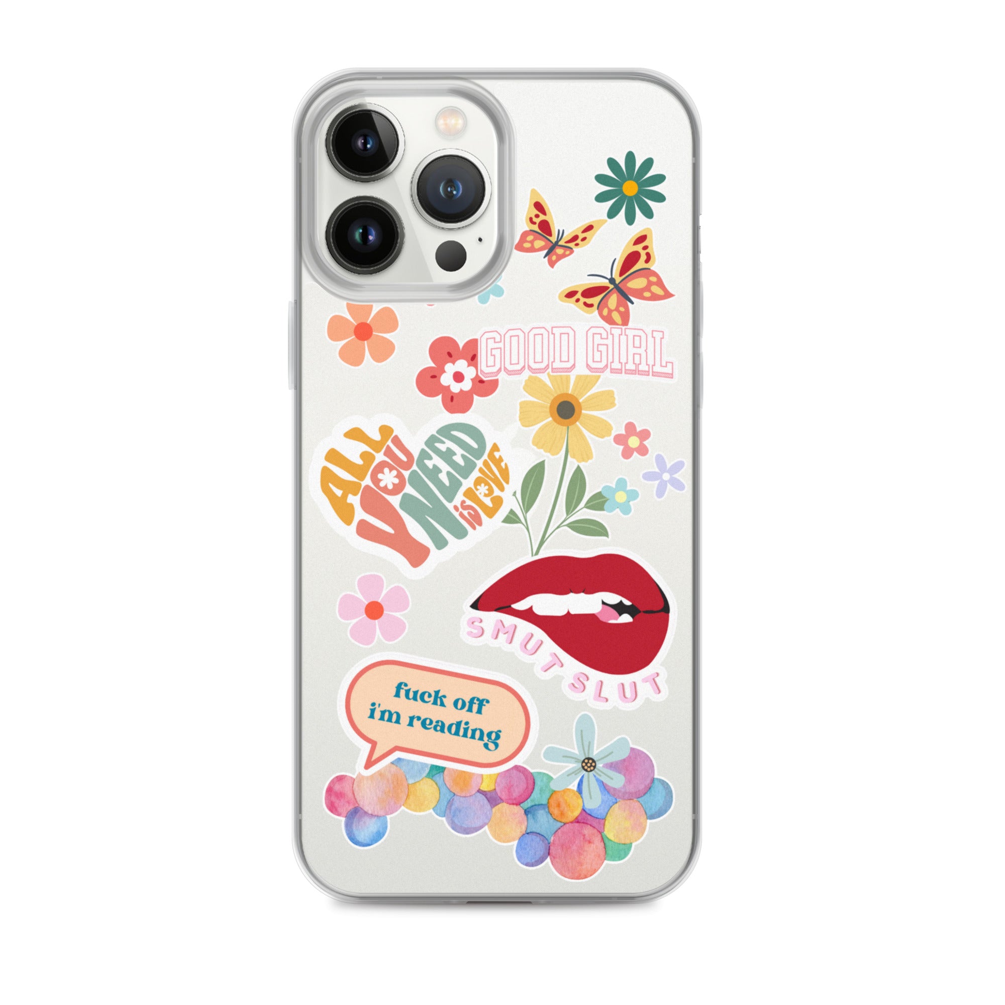 good girl clear phone case