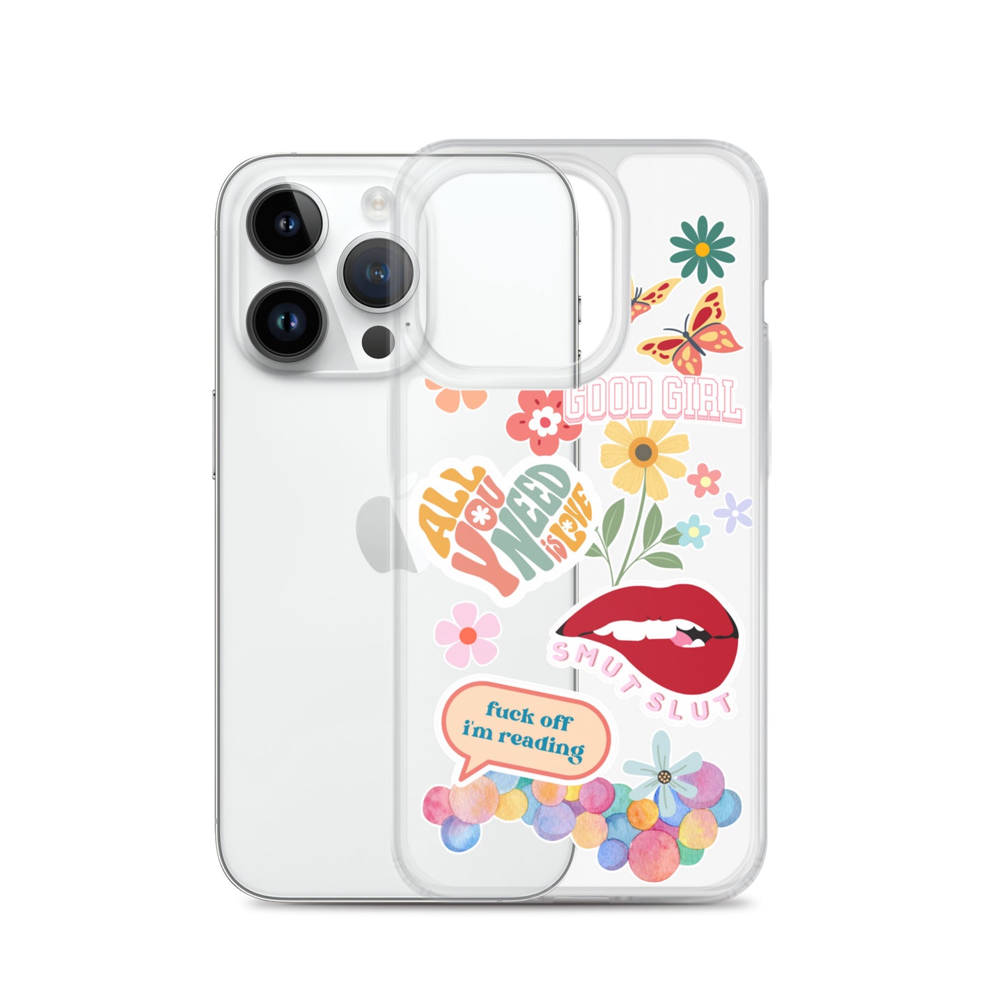 good girl clear phone case