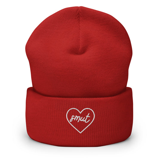 smut heart beanie