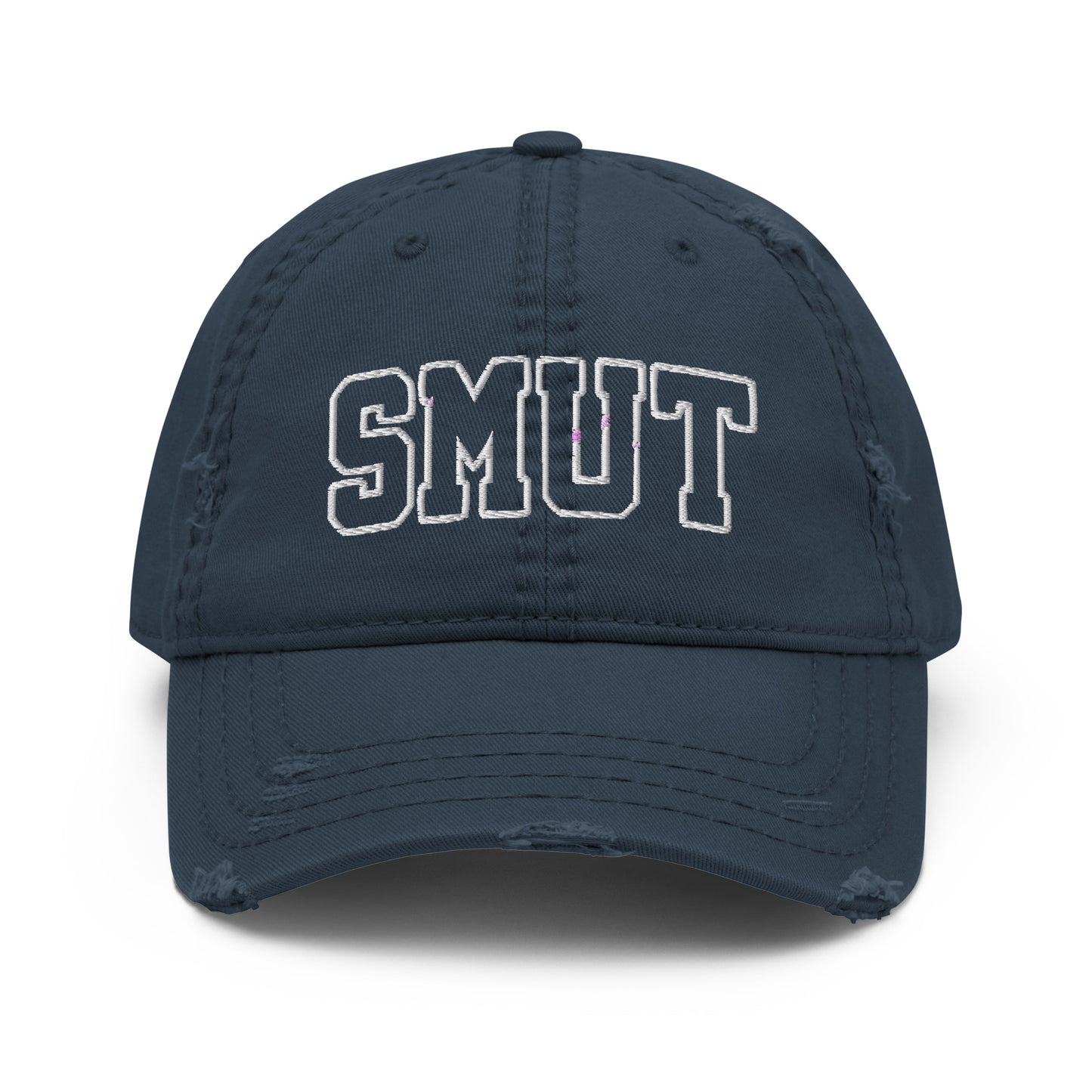 SMUT distressed dad hat