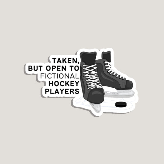 taken, but open to fictional hockey players sticker