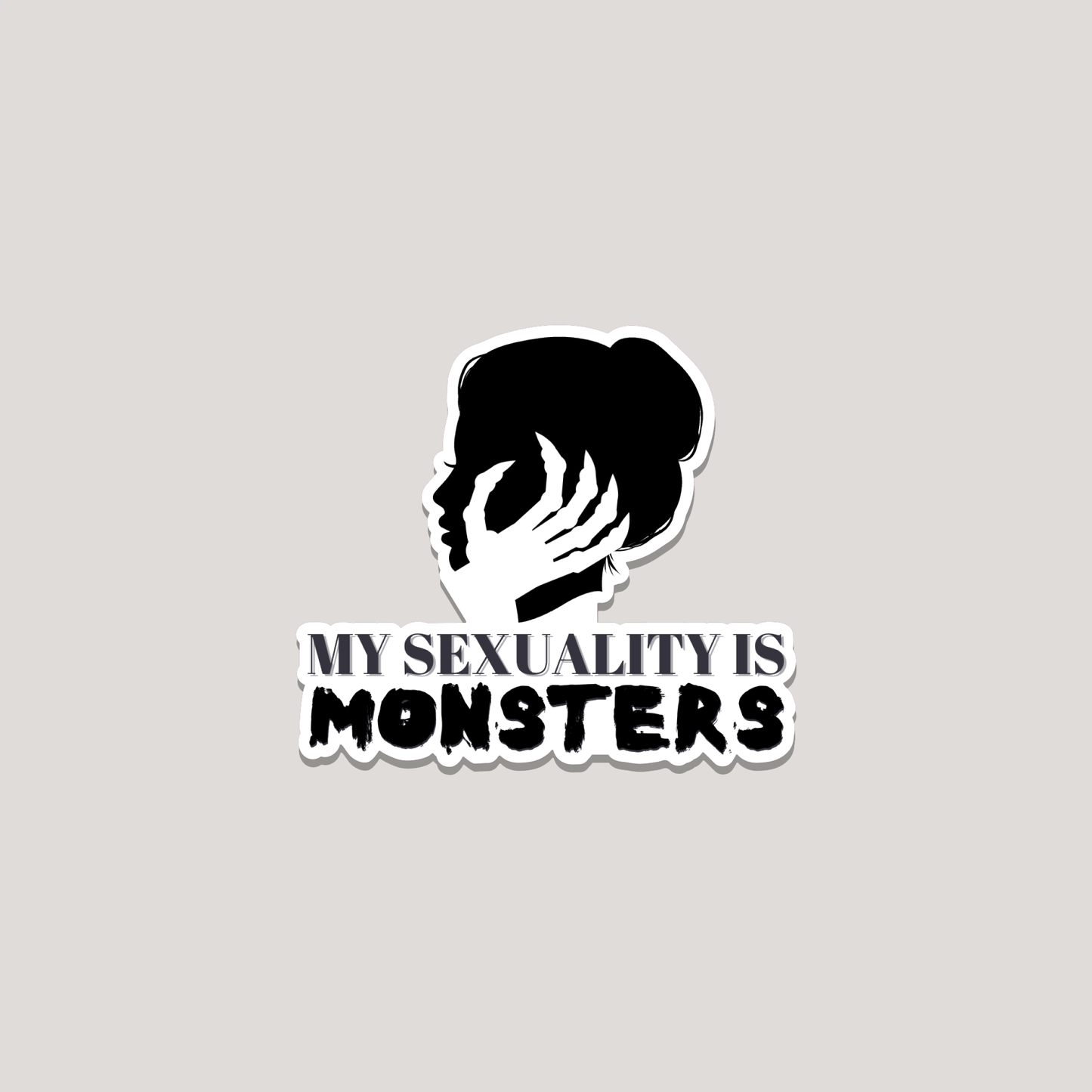 my sexuality is monsters sticker