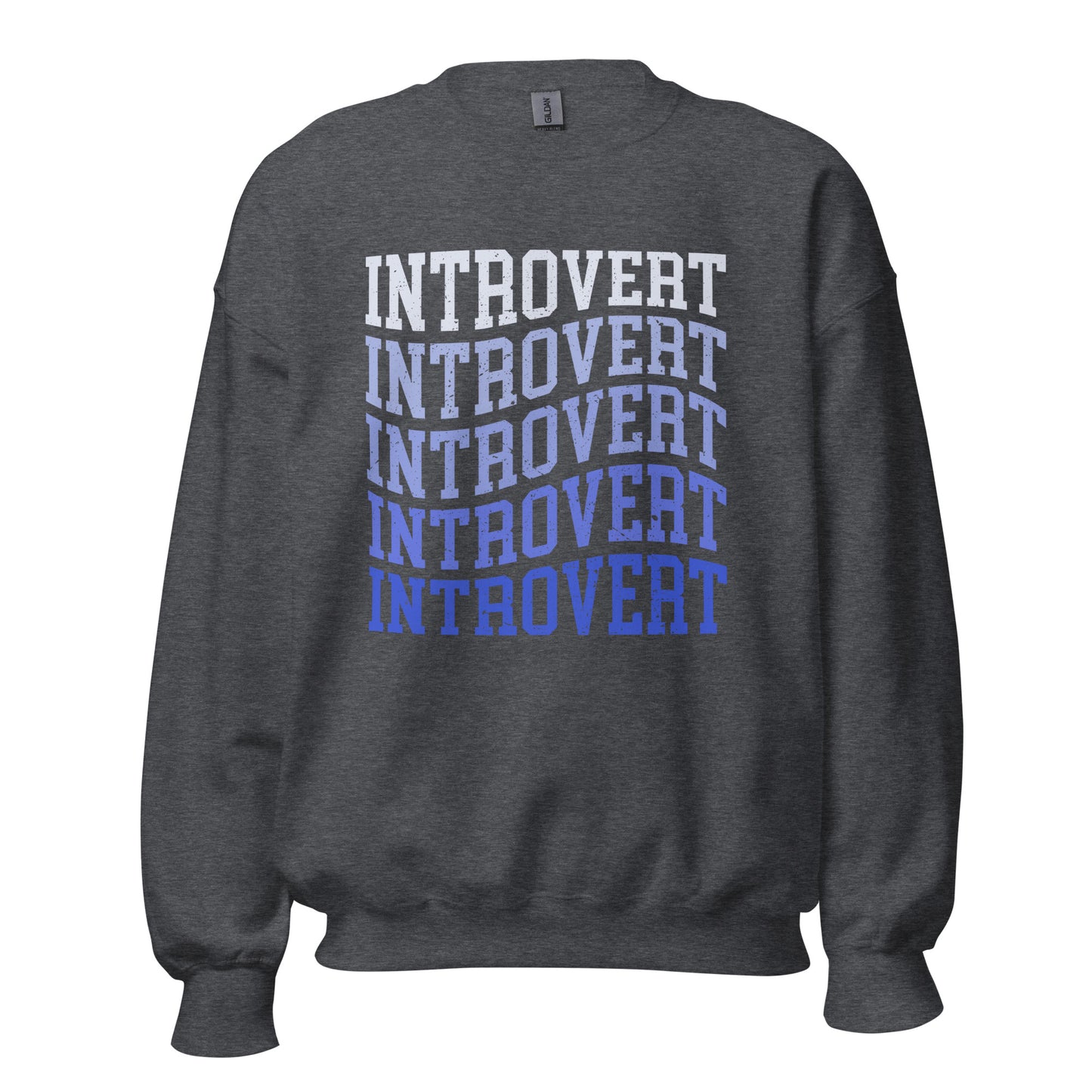 introvert ombre sweatshirt