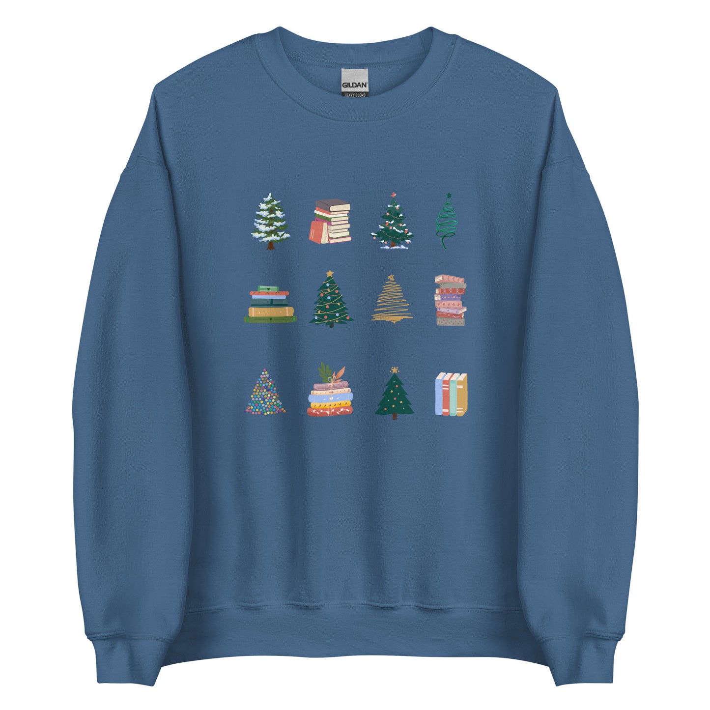 trees & books sweatshirt