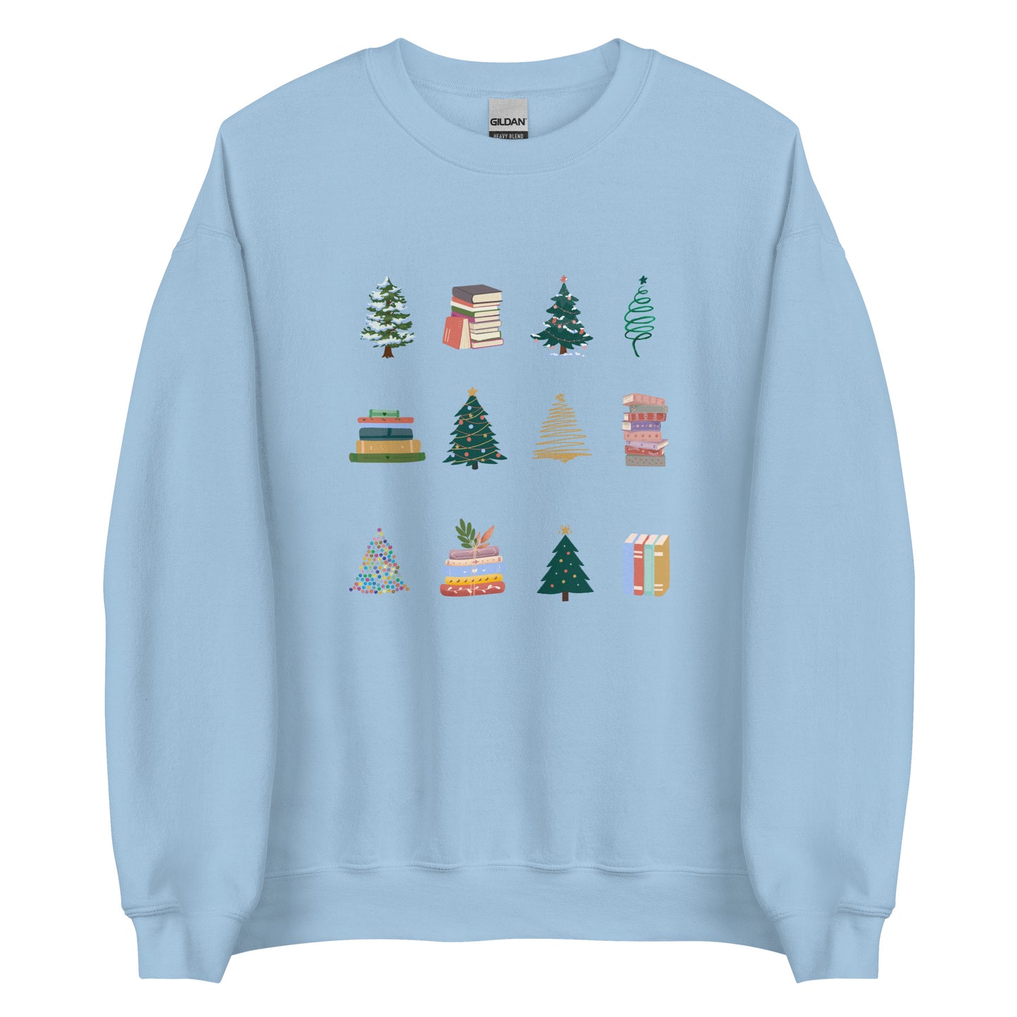 trees & books sweatshirt