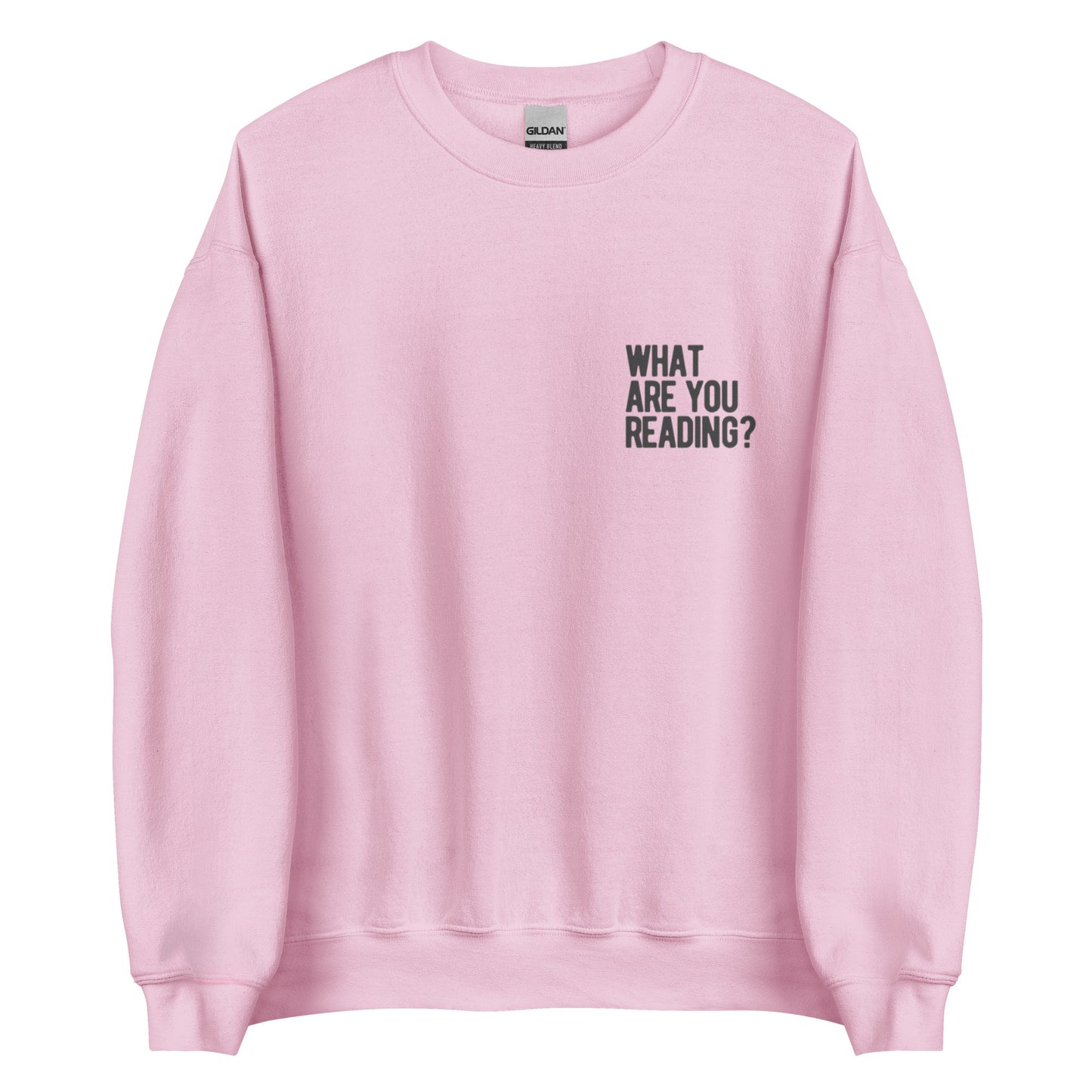 what are you reading/PS logo sweatshirt