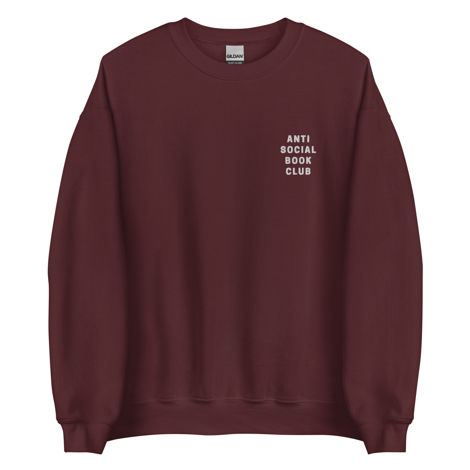 Anti social social store club maroon hoodie