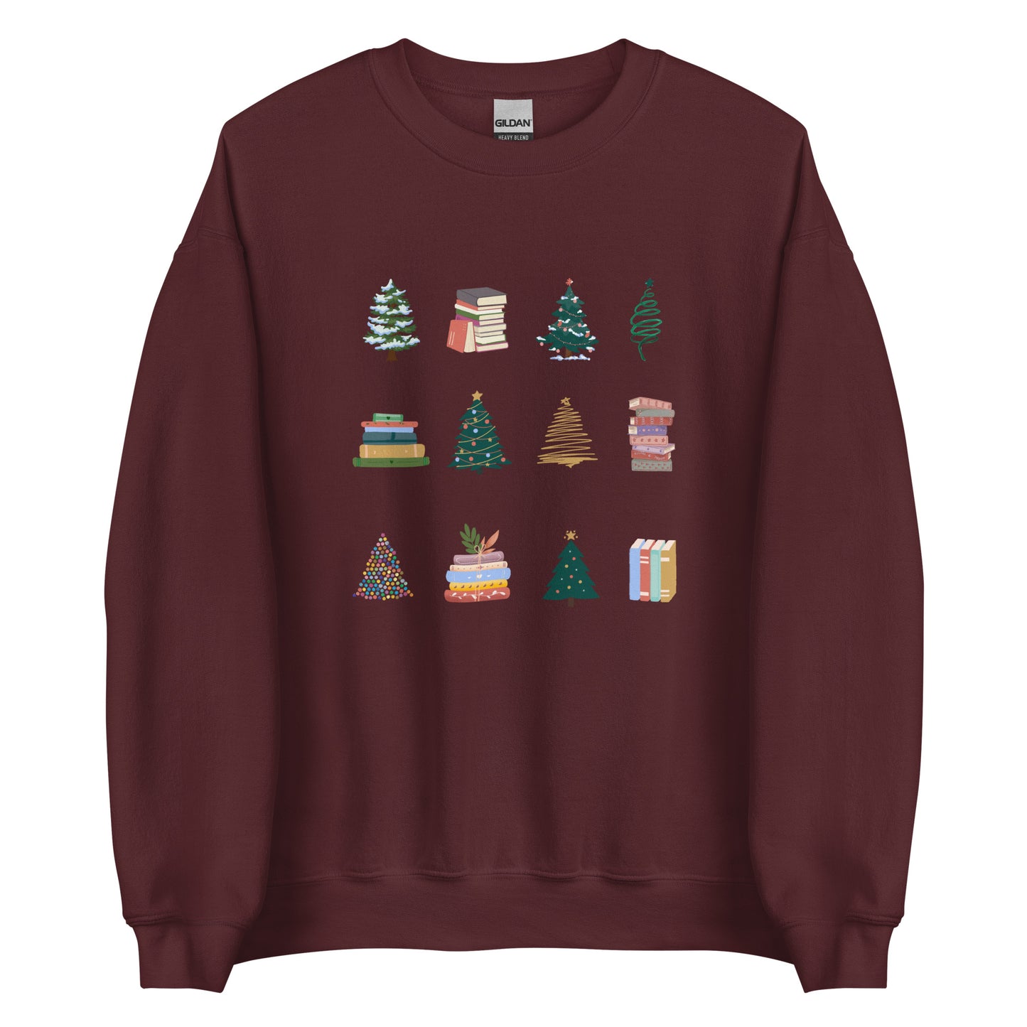 trees & books sweatshirt