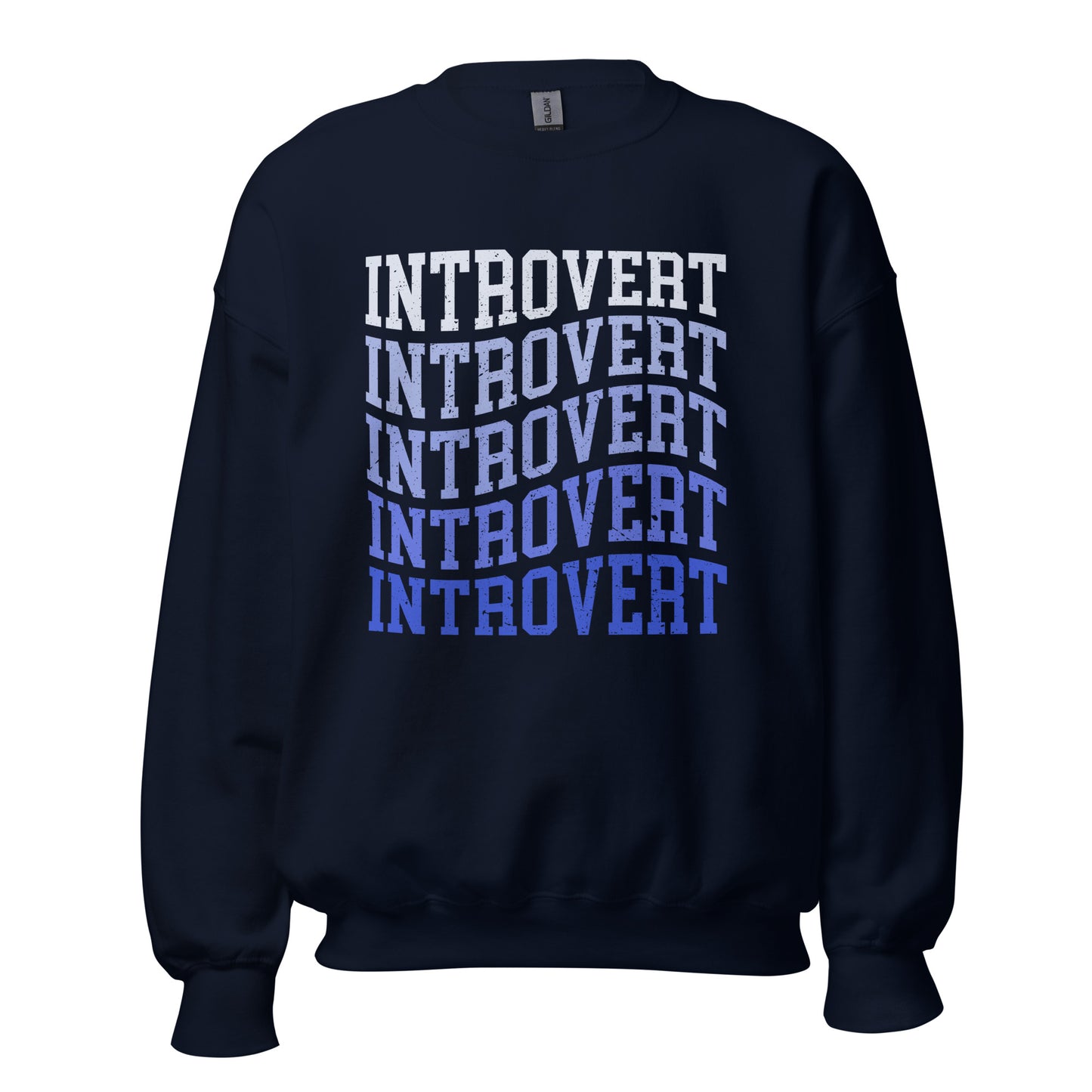 introvert ombre sweatshirt