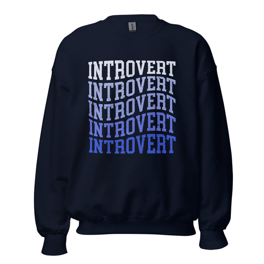 introvert ombre sweatshirt