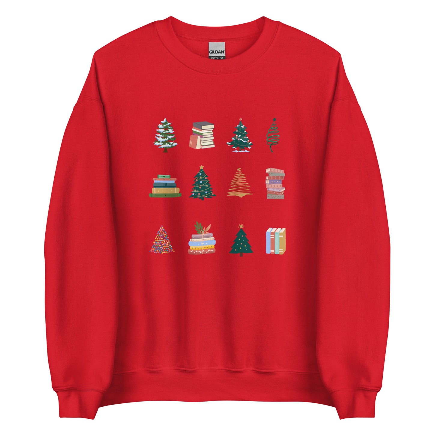 trees & books sweatshirt