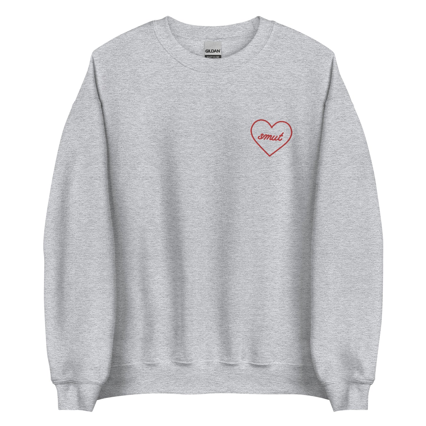 smut heart embroidered sweatshirt