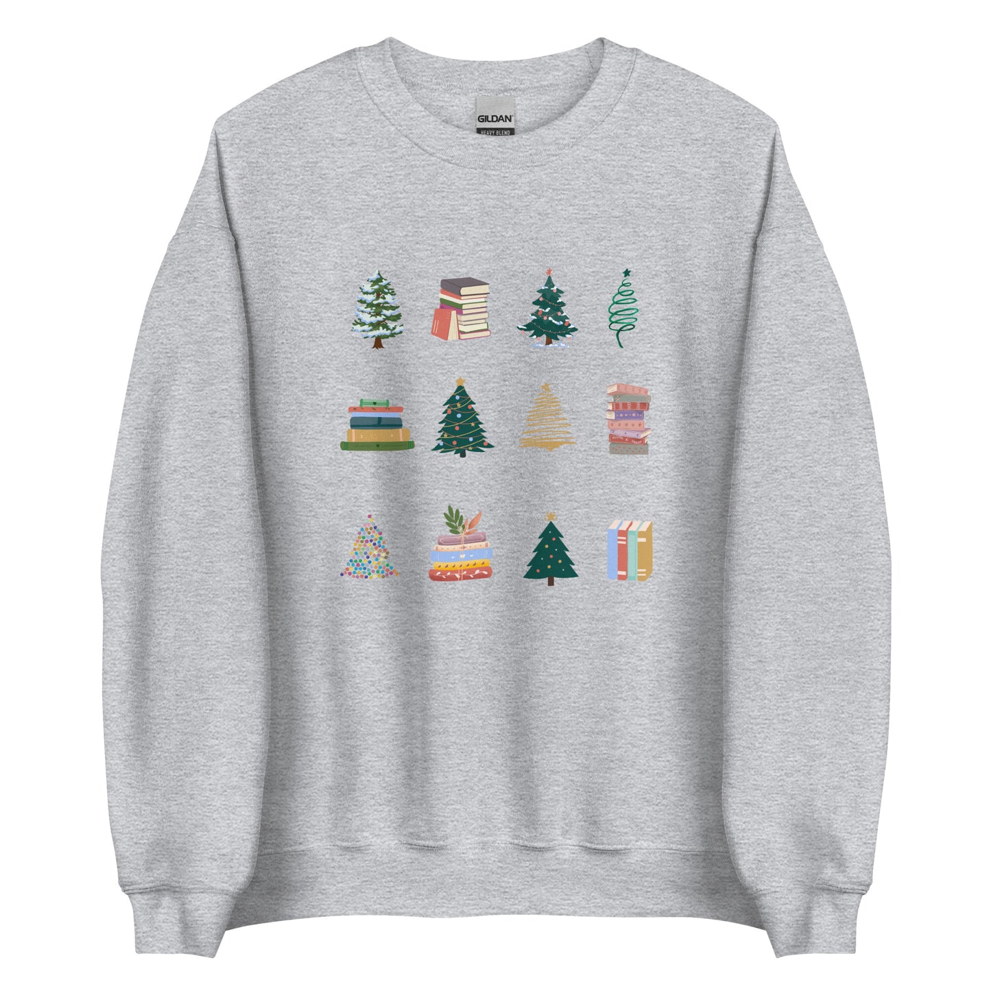 trees & books sweatshirt